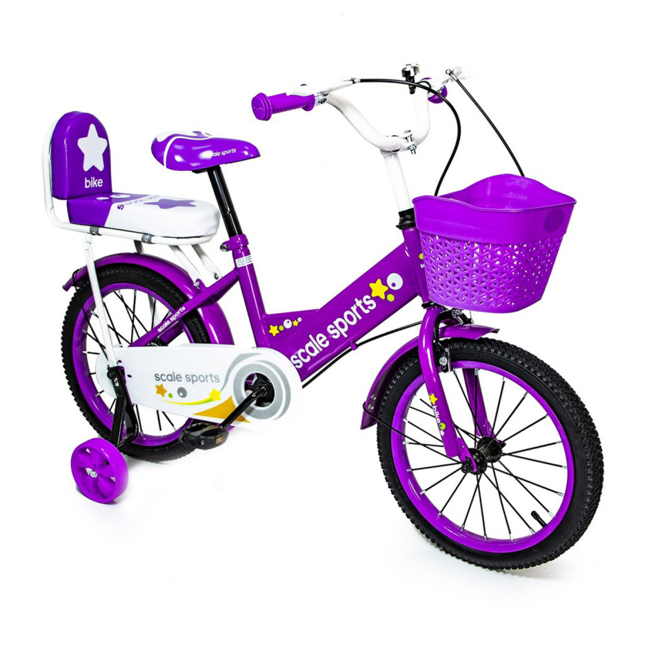 Детский двухколесный велосипед T15 Scale Sports 1164900596 фиолетовый