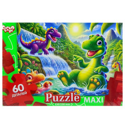 Пазл класичний "Динозаври" Danko Toys Mx60-11-02, 60 елементів