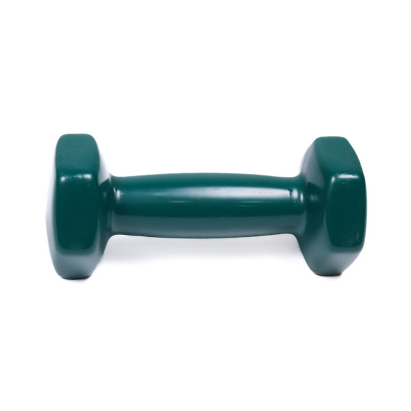 Гантель з вініловим покриттям Generation Fitness 522894FS 1 кг, темно-зелений