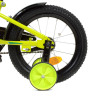Велосипед дитячий PROF1 Y14225 14 дюймів, салатовий 