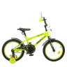 Велосипед дитячий PROF1 Y1671-1 16 дюймів, салатовий 