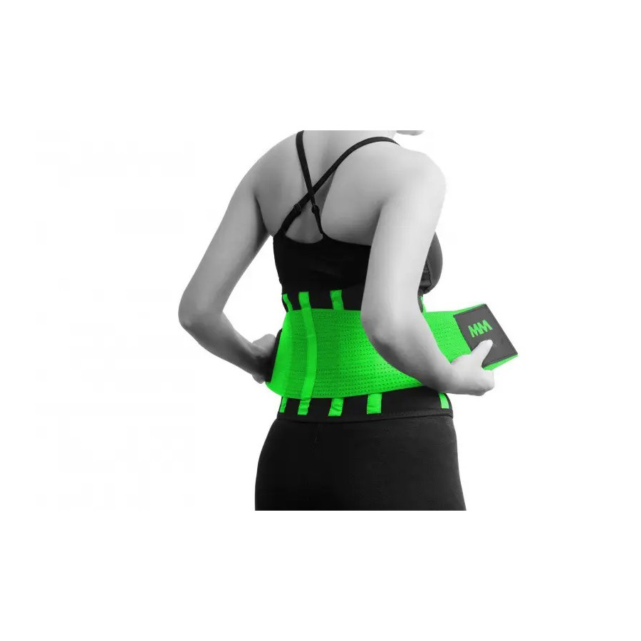 Пояс компресійний Slimming belt MadMax MFA-277-GRN_M Black/neon green M