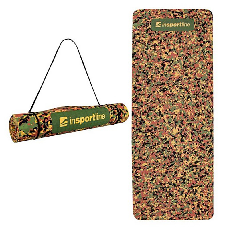 Коврик для йоги и фитнеса Camu inSPORTline 17993-1, 173 x 61 x 0,4 см 