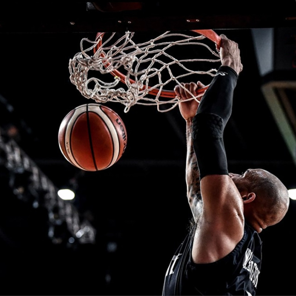 Кольцо баскетбольное амортизационное с сеткой FIBA Newt NE-FIBA-08, 450 мм