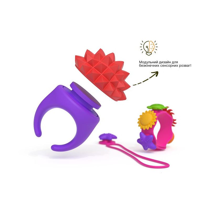 Набор сенсорных игрушек-украшений для детей HBC 13162-HBC, яркие цвета