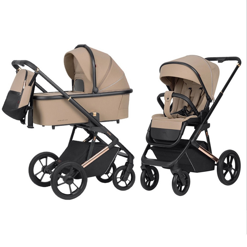 Коляска универсальная 2 в 1 Sigma Carrello CRL-6509 Cream Beige 2024