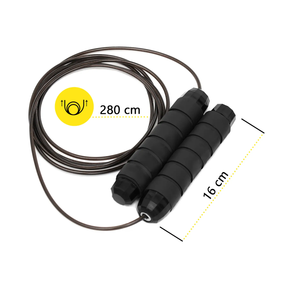 Скакалка для кроссфита Cornix Speed ​​Rope Classic XR-0353 черный