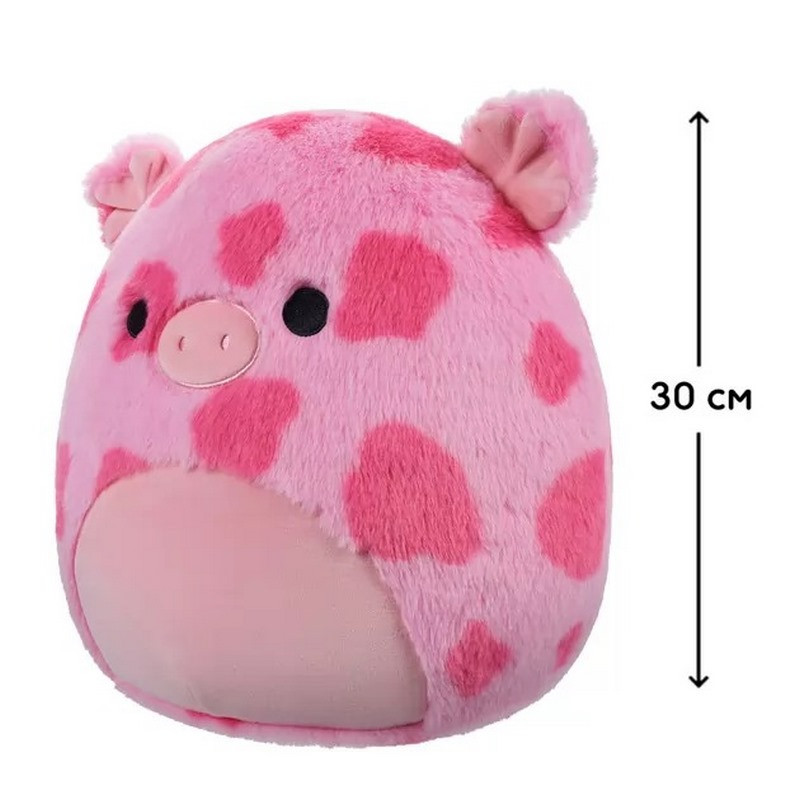 Мягкая игрушка ПОРОСЕНОК ГВЕНДЕЛ Squishmallows SQCR05617, 30 см