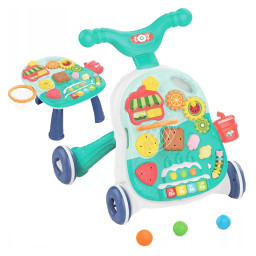 Каталка-ходунки "Веселый бизиборд" Limo Toy HB 0040A с баскетбольный кольцом