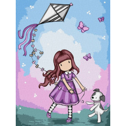 Картина по номерам "Don’t Fly Away Santoro Gorjuss Collection" Идейка KHO8585, 30х40 см
