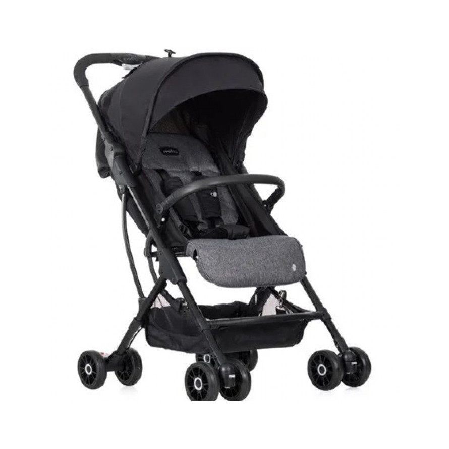 Прогулянкова дитяча коляска Evenflo D660 W9BK до 15 кг, чорний 