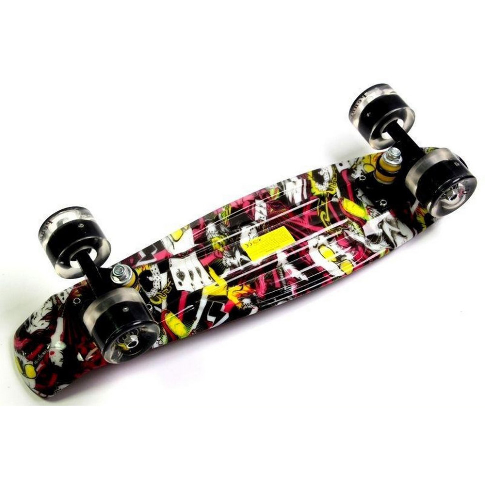 Скейт Penny Board «Deck» Bambi 64017368 колеса зі світлом 80 кг