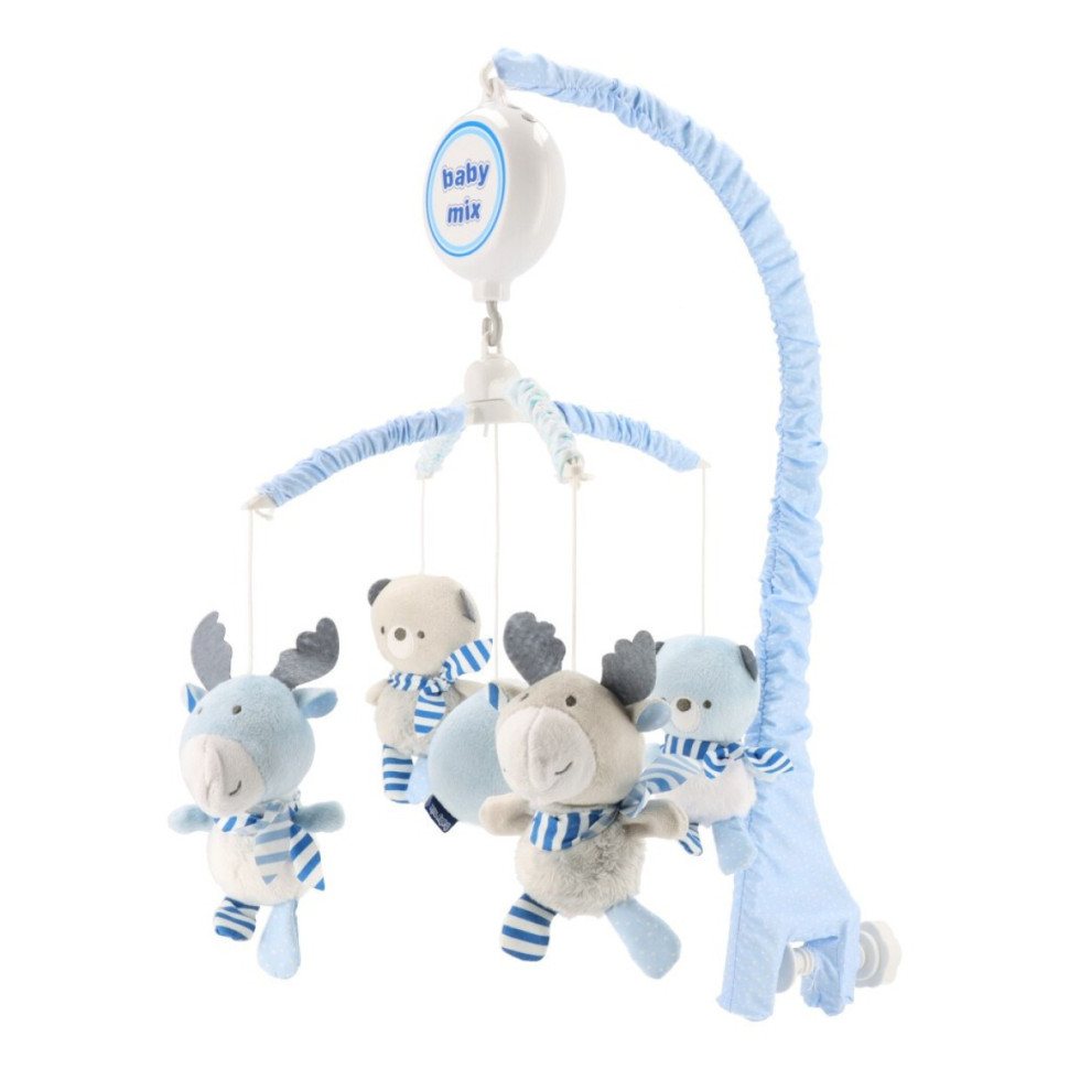 Мобиль механический Моряки Baby Mix 49415 синий