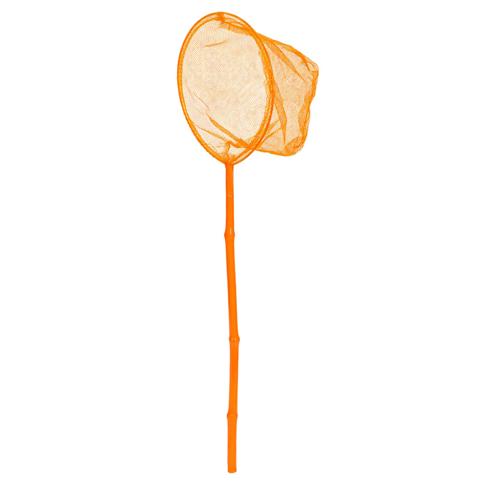 Сачок для метеликів Profi M 0077 U/R(Orange) бамбук, довжина ручки 50 см, діаметр 19 см