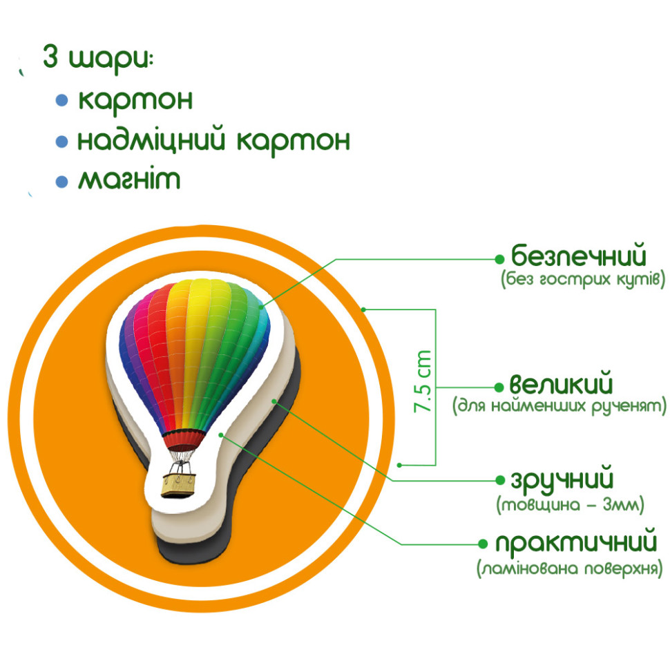 Дитячий набір магнітів Професії і транспорт Magdum ML4031-31 EN