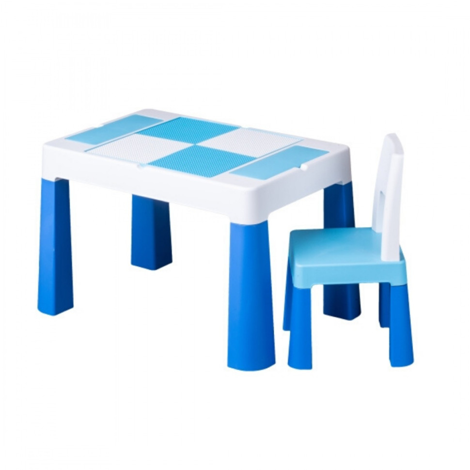 Комплект дитячий Стіл та стілець Tega Baby MF-001-120 Multifun 1+1 blue