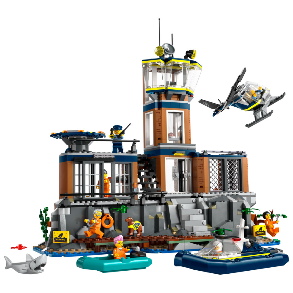 Конструктор Поліцейський острів-в'язниця LEGO 60419, 980 деталей