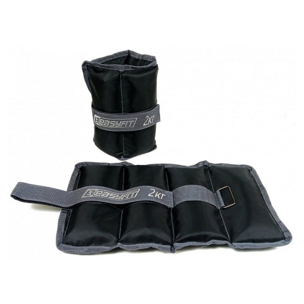 Утяжелители для ног и рук EasyFit EF-AWTS-200, 2 кг (пара)
