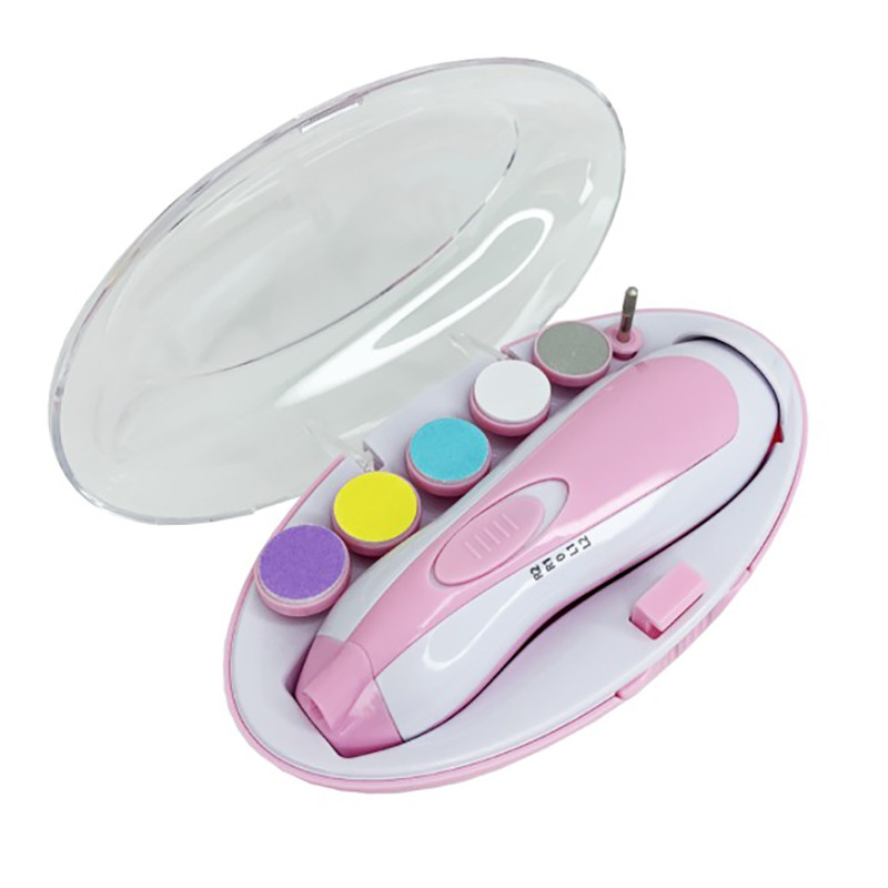 Дитячий електричний тример для нігтів Mega Zayka MGZ-0720(Pink)