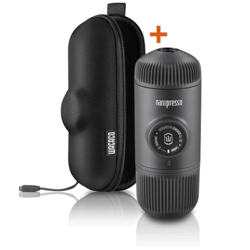 Портативная кофемашина для эспрессо Nanopresso Wacaco WNANOGRcase