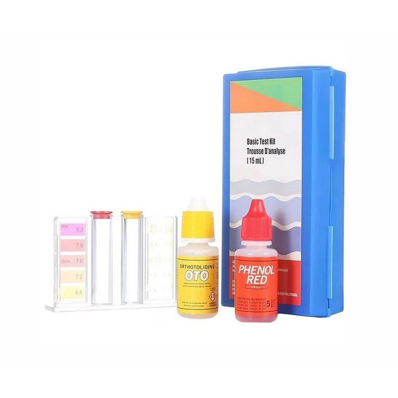 Капельный тестер Basic Cl/pH AquaDoctor 40188AD, реагент Orthotolidine (OTO), Phenol red