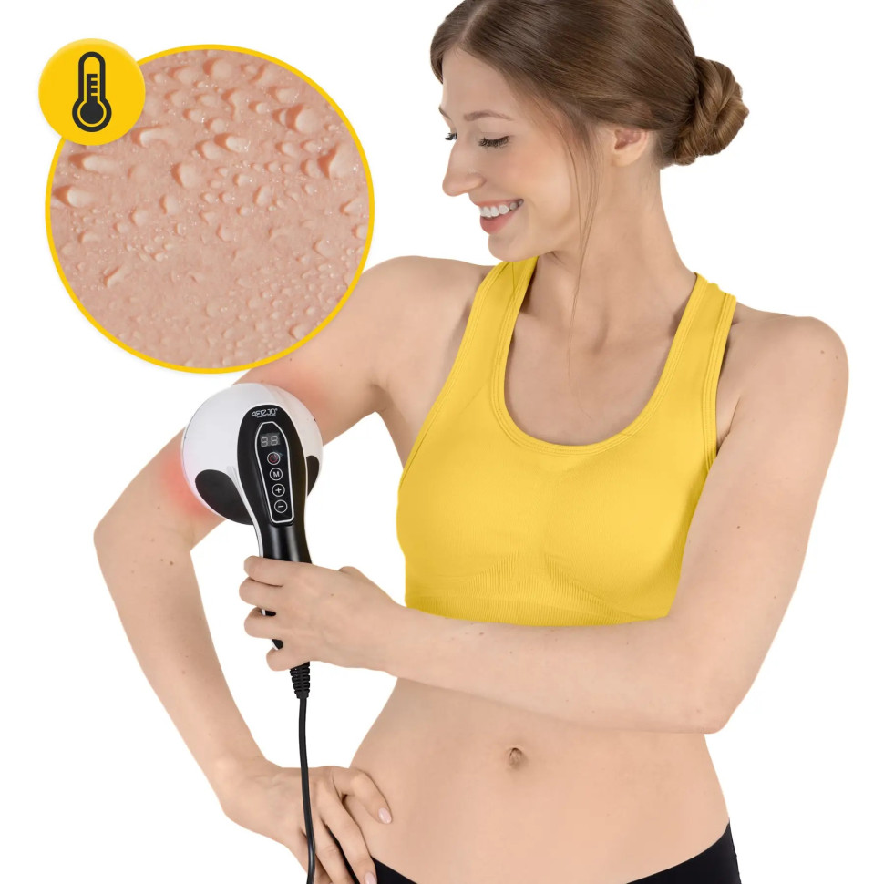 Ручной антицеллюлитный массажер для тела Body Shaping 4FIZJO 4FJ0557 White 4 в 1