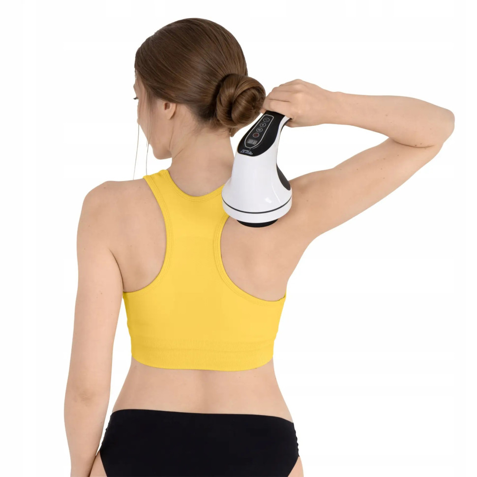 Ручной антицеллюлитный массажер для тела Body Shaping 4FIZJO 4FJ0557 White 4 в 1