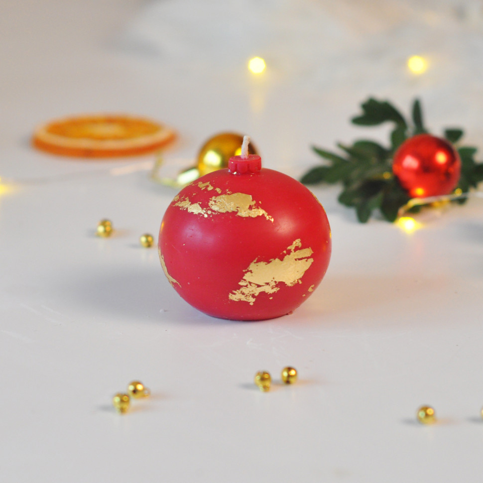 Формова свічка ручної роботи з соєвого воску 