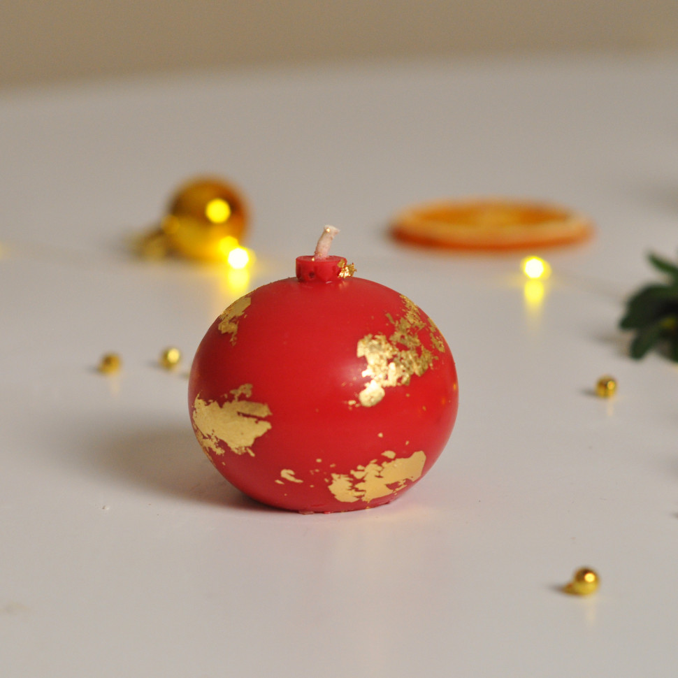 Формова свічка ручної роботи з соєвого воску 