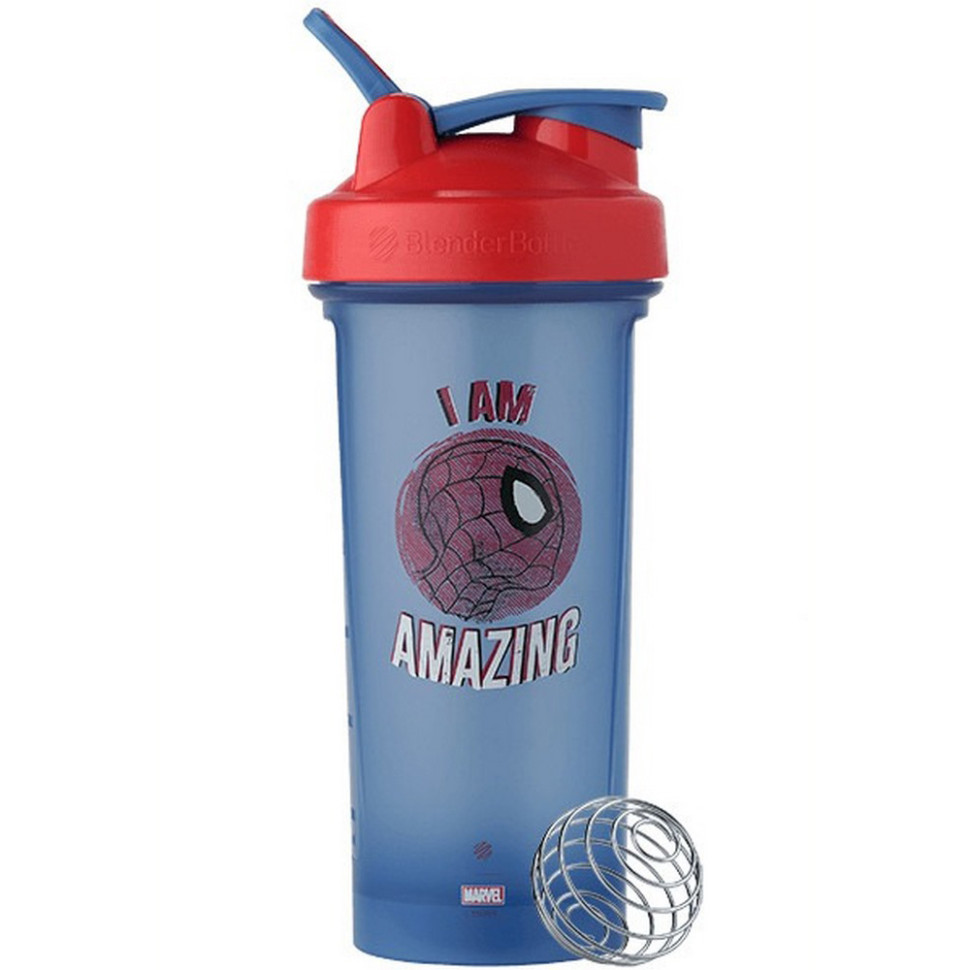 Шейкер спортивний Classic Loop PRO Marvel Spider Man BlenderBottle Loop_PRO_28oz_Spider Man 820 мл