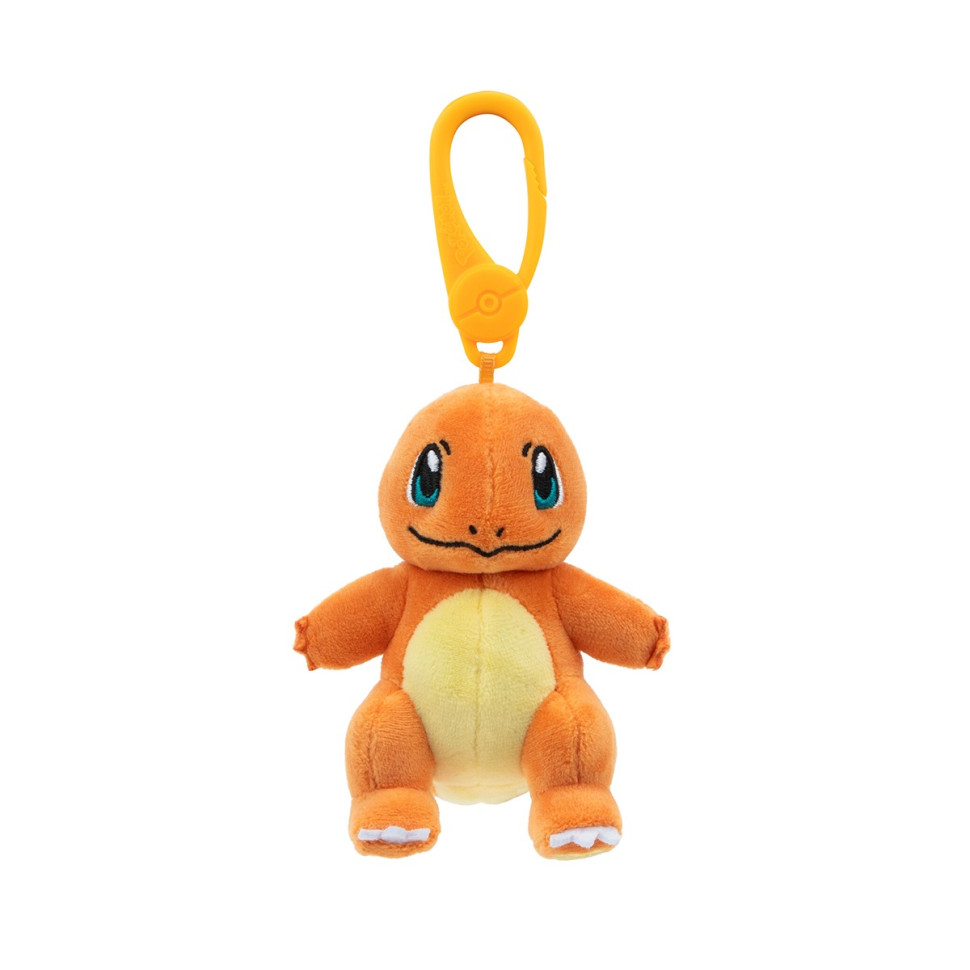 Дитяча м'яка іграшка на кліпсі Чармандер W6 Pokemon PKW3920, 8,9 см