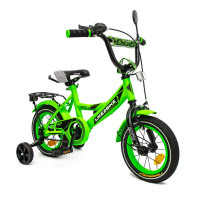 Велосипед детский "Sky" LIKE2BIKE 211215 колёса 12", салатовый, рама сталь, со звонком