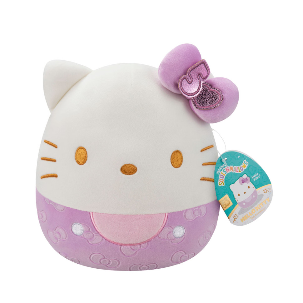 М'яка іграшка Хеллоу Кітті у фіолетовому Squishmallows SQSN00499, 20 см