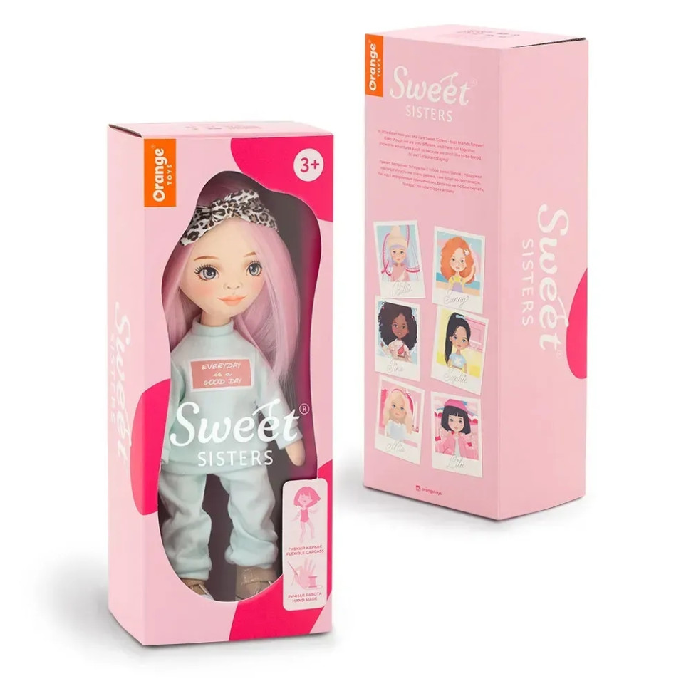 Детская мягкая кукла Билли ORANGE Sweet Sisters SS06-30 в мятном костюме
