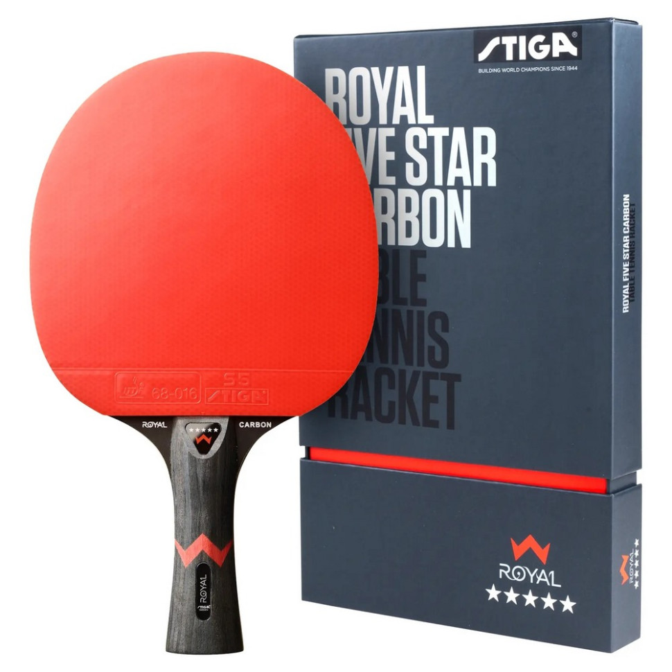 Ракетка для настільного тенісу Royal Carbon 5 Star FL Stiga 931106 (1215-2818-01)