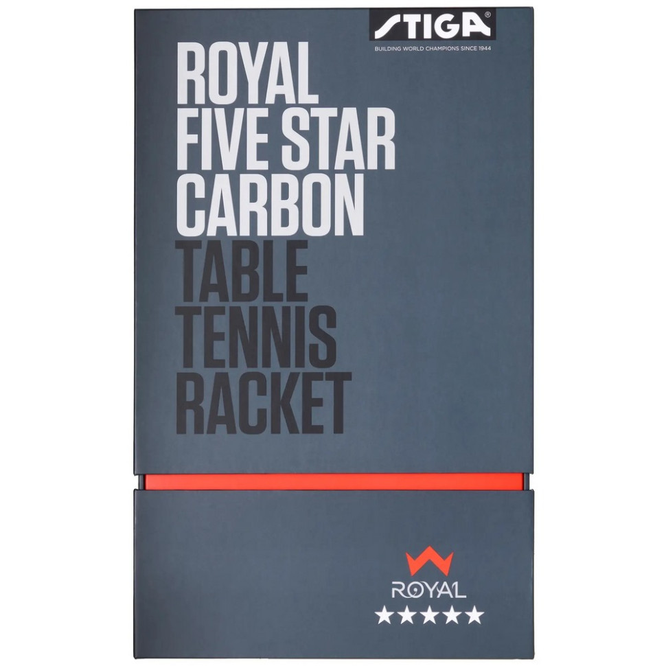 Ракетка для настільного тенісу Royal Carbon 5 Star FL Stiga 931106 (1215-2818-01)