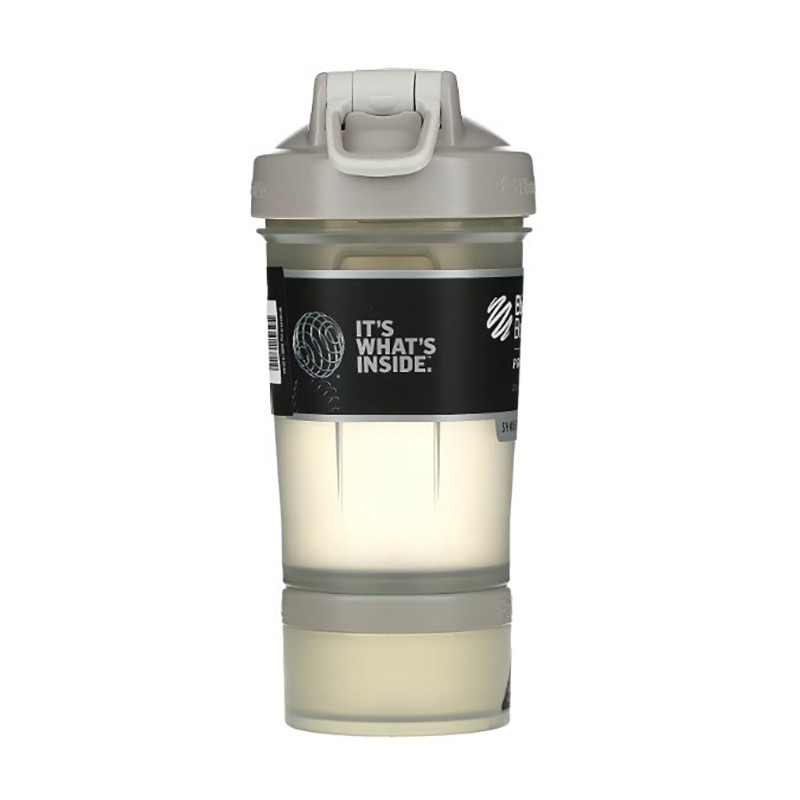 Шейкер спортивный ProStak BlenderBottle PS 22oz Grey, с 2-мя контейнерами, 650 ml