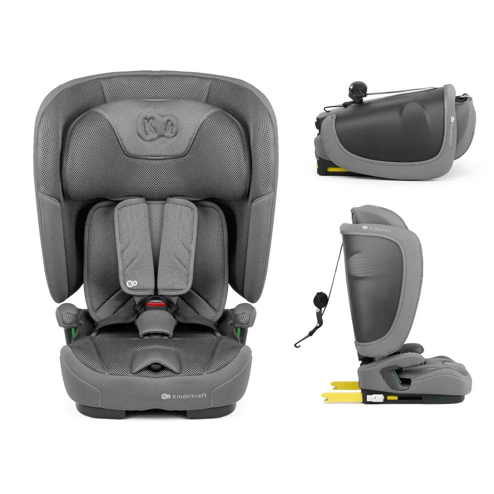 Детское автокресло Fix2Go Kinderkraft KCFI2GO0GRY0000 Grey 