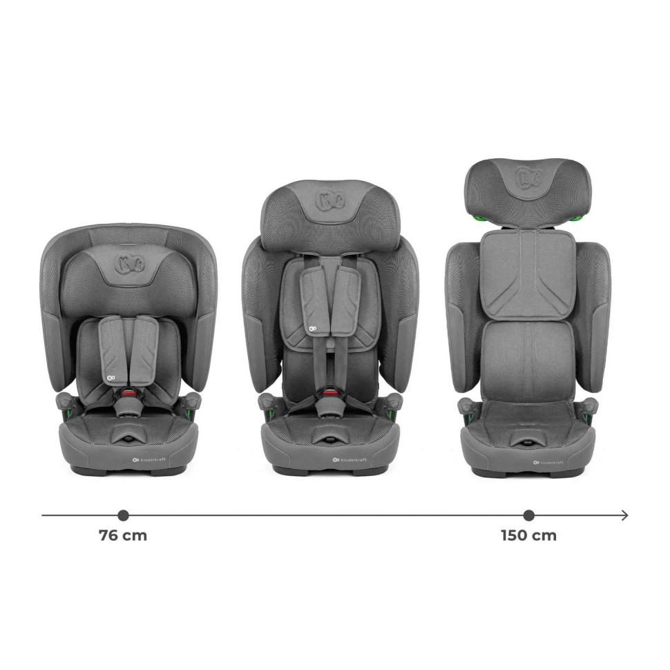 Детское автокресло Fix2Go Kinderkraft KCFI2GO0GRY0000 Grey 