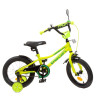 Велосипед дитячий PROF1 Y14225-1 14 дюймів, салатовий 