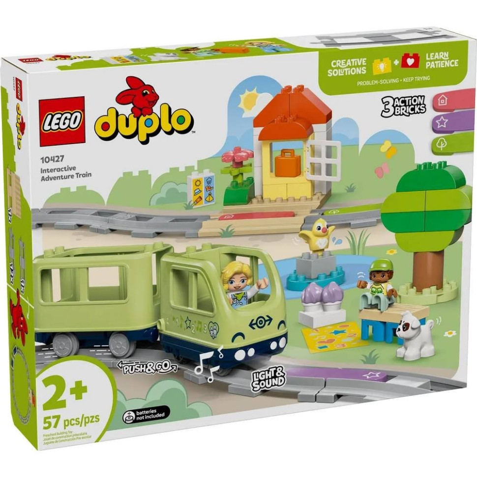 Конструктор Интерактивный приключенческий поезд LEGO 10427, 57 деталей