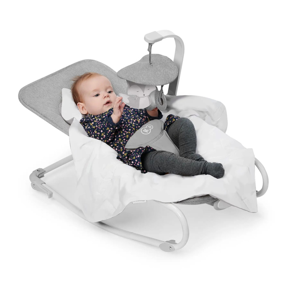 Шезлонг-качалка Felio 2 Kinderkraft KBFELI20GRY0000 Stone Grey 