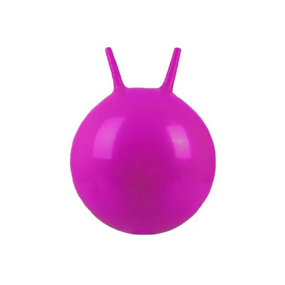 М'яч для фітнесу EasyFit EF-0380-P 45 см з ріжками рожевий