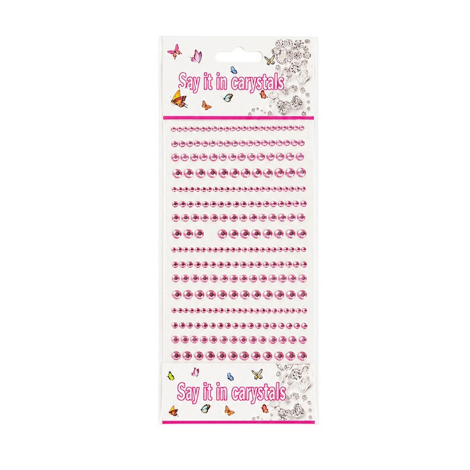 Декоративні наклейки Bambi XY-020(Pink) для авто, ноутбуків, телефонів 