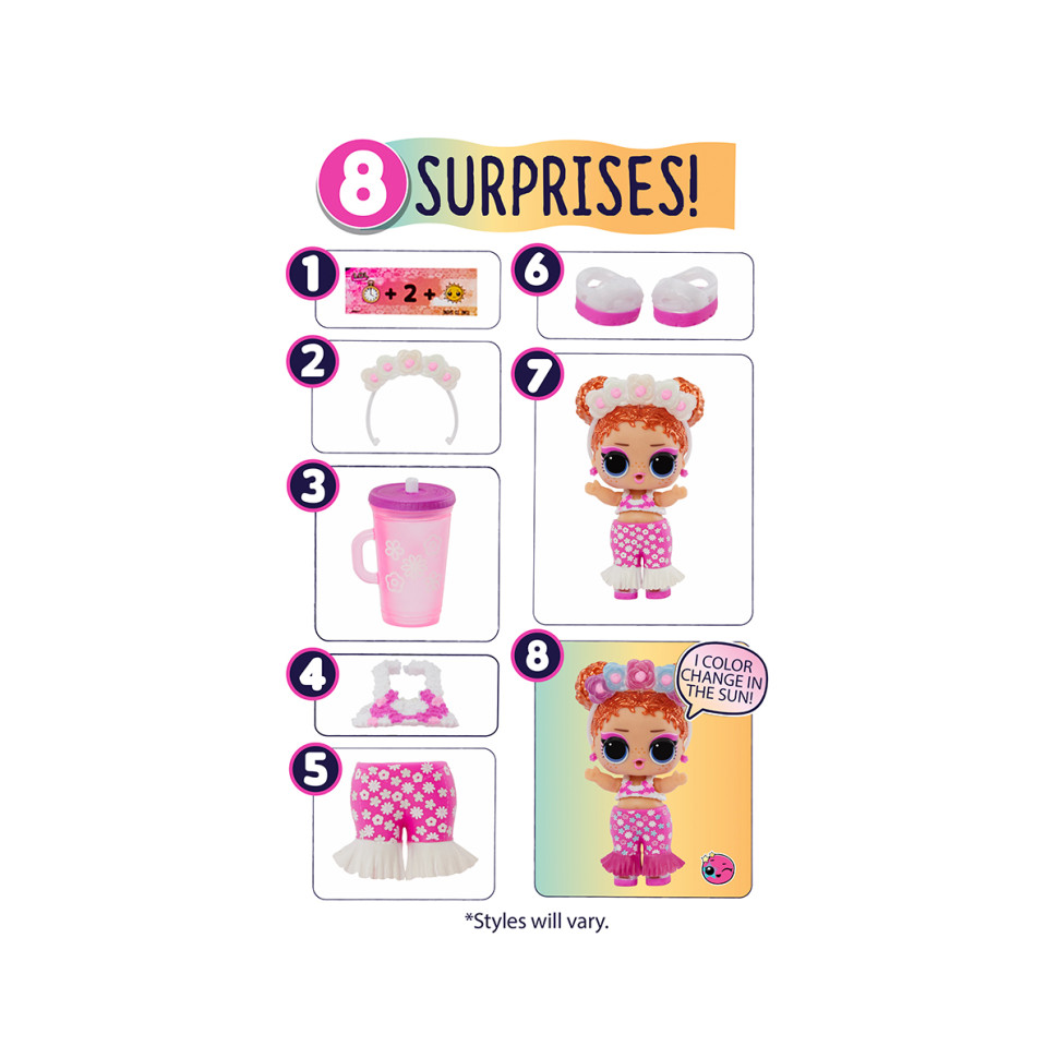 Игровой набор с куклой Солнечное превращение L.O.L. SURPRISE! 589396 в ассортименте