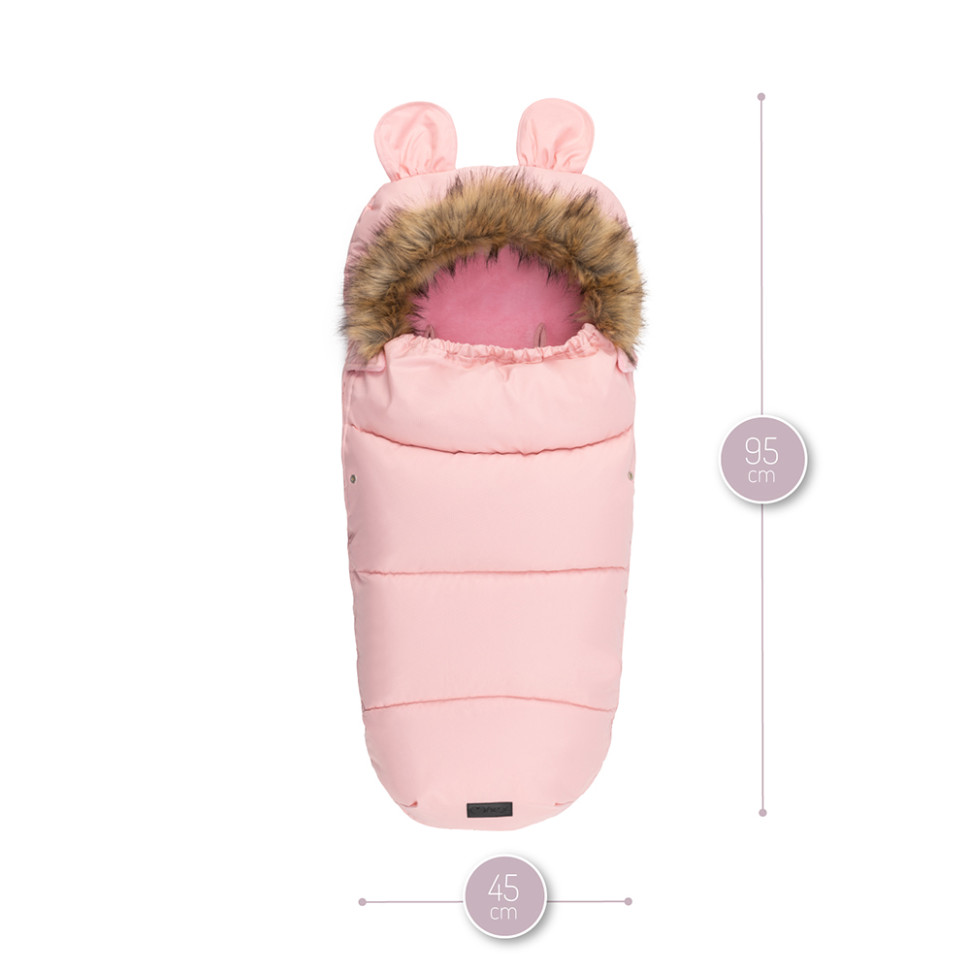 Зимний конверт Sleeping bag MoMi AKCE00033 pink, водонепроницаемый