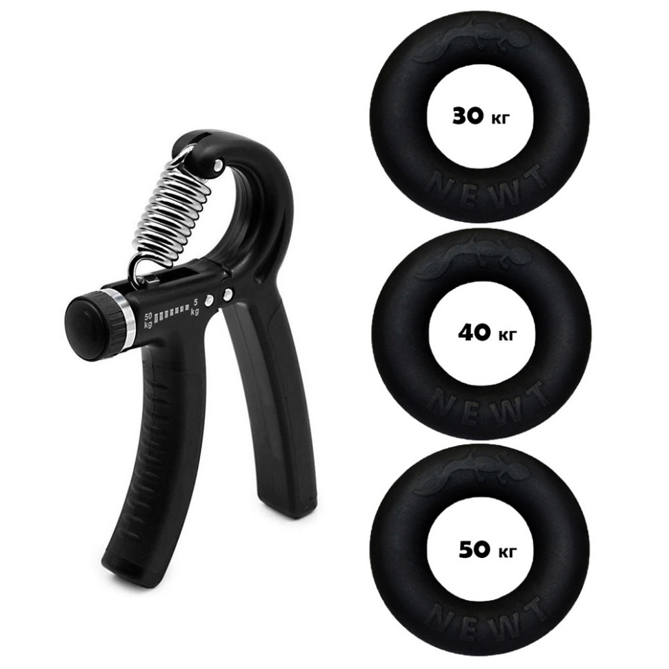 Набор кистевых эспандеров кольцо+эспандер ножницы Power Grip Set1 Newt NE-1587-60