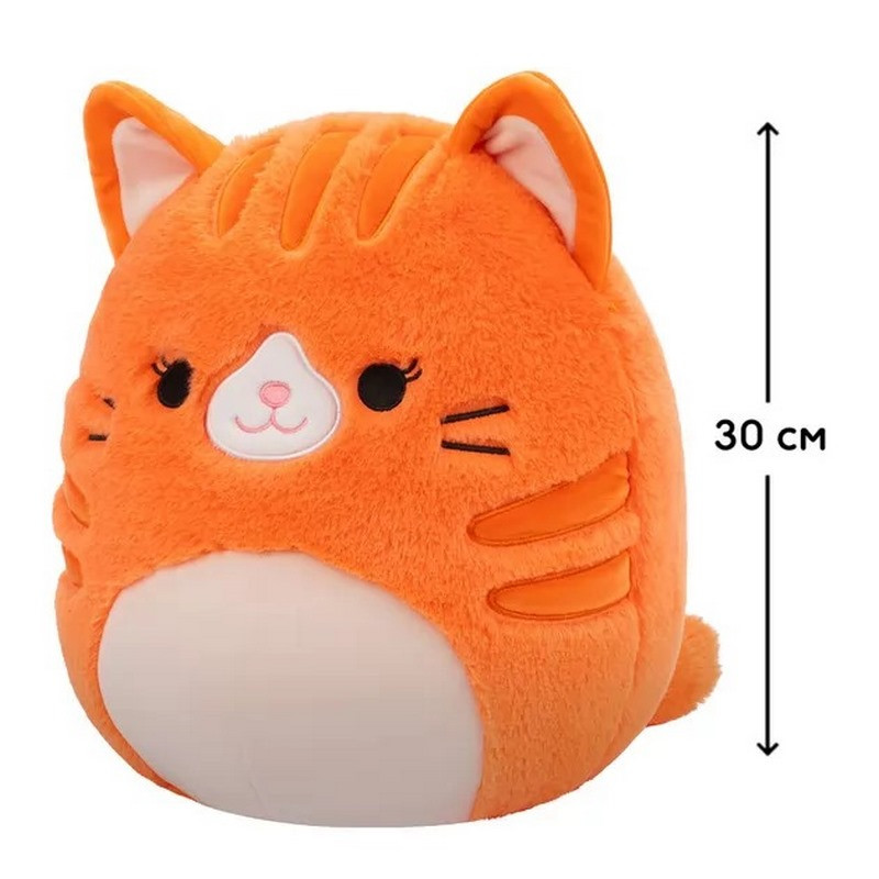 М'яка іграшка РУДА КІШЕЧКА ДЖІДЖІ Squishmallows SQCR06684, 30 см