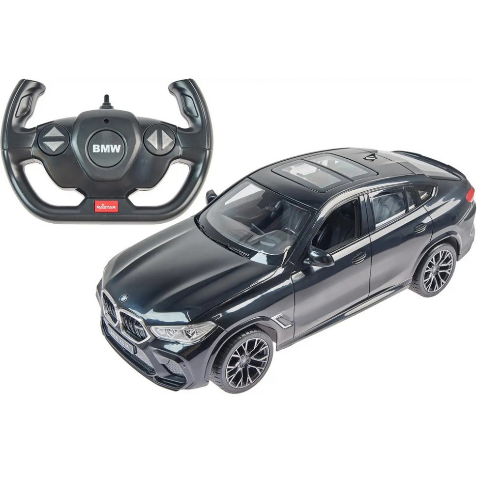 Машинка на радиоуправлении BMW X6 Rastar 99260 black 1:14 