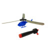 Іграшковий Вертоліт на запуску Metr + 2513 11х8 см